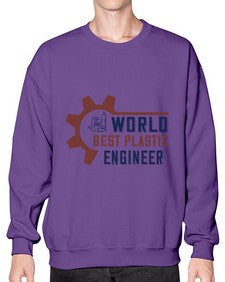 world best plastic engineer Style 477# - engineer- Sweatshirt - Crew
