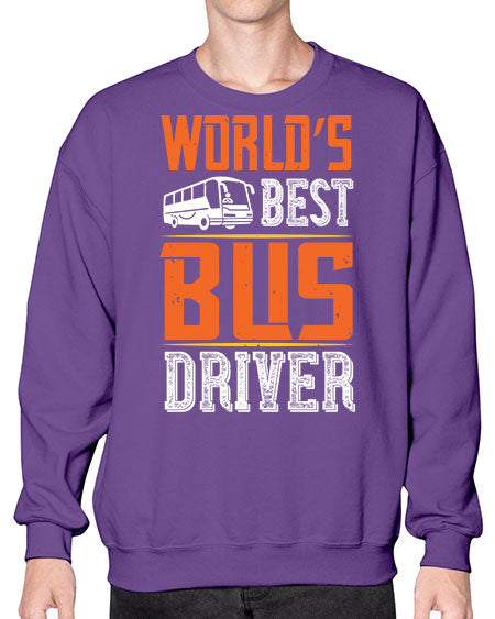 worlds best bus driver Style 1668# - Bus Driver- Sweatshirt - Crew