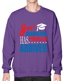 yes graduation has finally 1015# - graduation- Sweatshirt - Crew