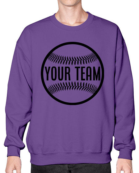 your team 2270# - softball- Sweatshirt - Crew