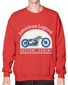American legend 5# - motorcycle- Sweatshirt - Crew