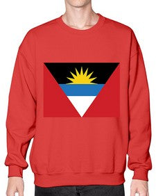 Antigua and Barbuda 336# - world flags- Sweatshirt - Crew