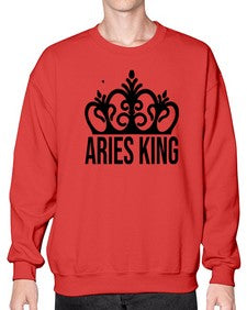 Aries king 107# - aries- Sweatshirt - Crew