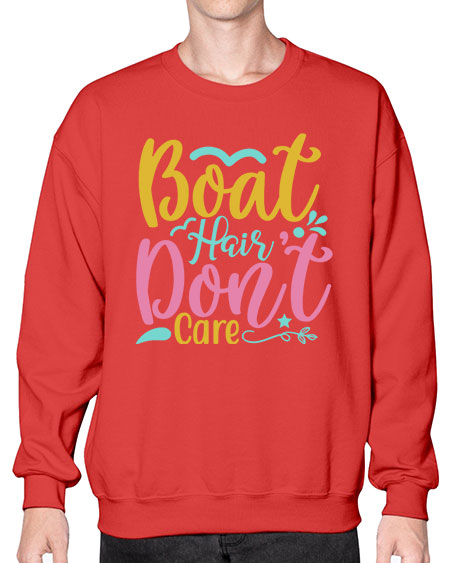 BOAT HAIR DONT CARE Style 68# - summer- Sweatshirt - Crew