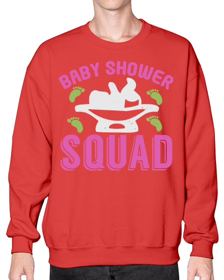 Baby shower Squad Style 31# - baby- Sweatshirt - Crew