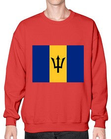 Barbados 410# - world flags- Sweatshirt - Crew