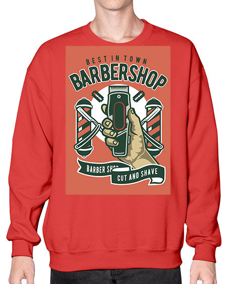 Barbershop590# - barber- Sweatshirt - Crew