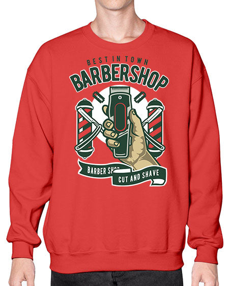 Barbershop591# - barber- Sweatshirt - Crew