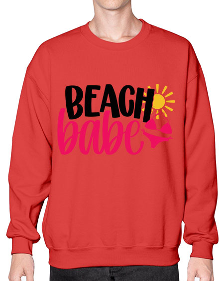 Beach Babe Style 52# - summer- Sweatshirt - Crew