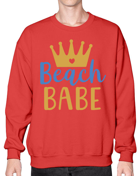 Beach babe 9# -  fashion- Sweatshirt - Crew