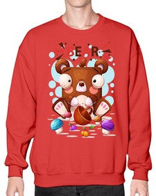 Bear 18# - cartoon animals- Sweatshirt - Crew