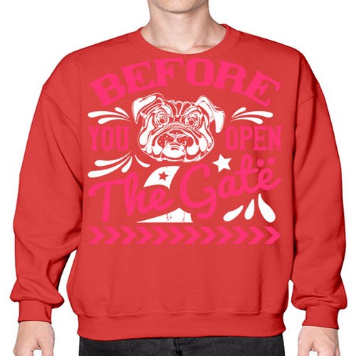 Before You Open The Gate Style 17# - dogs- Sweatshirt - Crew
