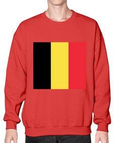 Belgium 437# - world flags- Sweatshirt - Crew
