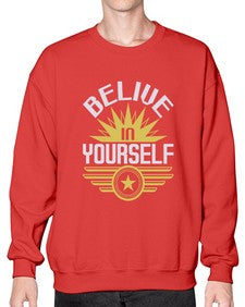Belive in yourselff 21# - cartoon super hero- Sweatshirt - Crew