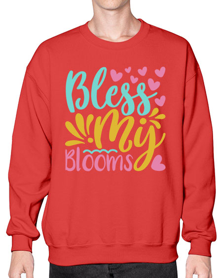 Bless my blooms Style 69# - summer- Sweatshirt - Crew