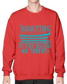 Boating is the Bacon of sports 5# - boats- Sweatshirt - Crew