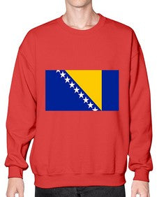 Bosnia and Herzegovina 476# - world flags- Sweatshirt - Crew