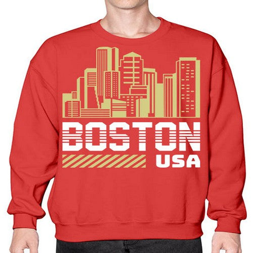 Boston 480# - cities- Sweatshirt - Crew