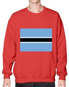 Botswana 482# - world flags- Sweatshirt - Crew