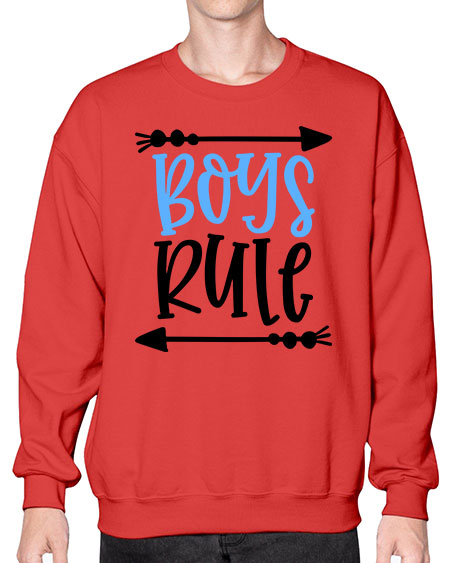 Boys Rule Style 283# - baby- Sweatshirt - Crew