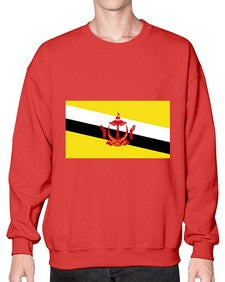 Brunei 503# - world flags- Sweatshirt - Crew