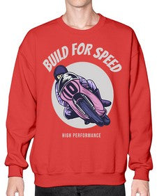 Build for speed 12# - motorcycle- Sweatshirt - Crew