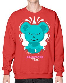 Calm Your Mind 189# - yoga- Sweatshirt - Crew