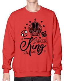 Cancer king 158# - cancer- Sweatshirt - Crew