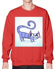 Cat 29# - cartoon animals- Sweatshirt - Crew