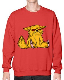 Cat 30# - cartoon animals- Sweatshirt - Crew