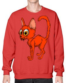 Cat 32# - cartoon animals- Sweatshirt - Crew