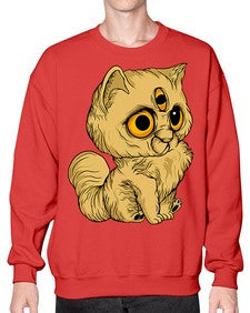 Cat 35# - cartoon animals- Sweatshirt - Crew