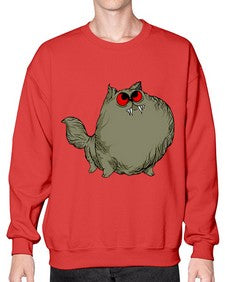 Cat 37# - cartoon animals- Sweatshirt - Crew