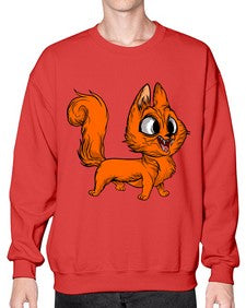 Cat 39# - cartoon animals- Sweatshirt - Crew