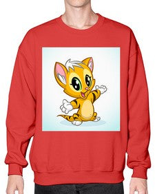 Cat 40# - cartoon animals- Sweatshirt - Crew
