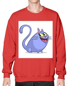 Cat 41# - cartoon animals- Sweatshirt - Crew