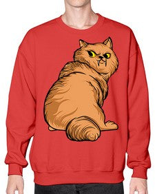 Cat 48# - cartoon animals- Sweatshirt - Crew