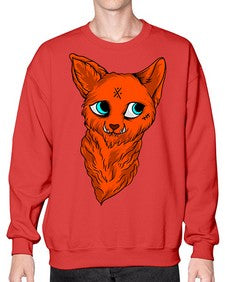 Cat 53# - cartoon animals- Sweatshirt - Crew