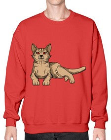 Cat 56# - cartoon animals- Sweatshirt - Crew