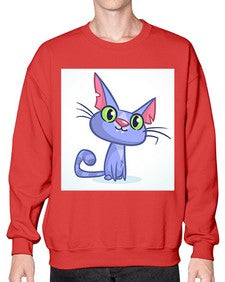 Cat 68# - cartoon animals- Sweatshirt - Crew