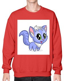 Cat 70# - cartoon animals- Sweatshirt - Crew