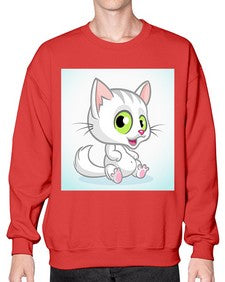 Cat 72# - cartoon animals- Sweatshirt - Crew