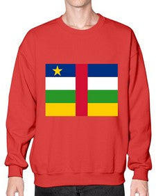 Central African Republic 551# - world flags- Sweatshirt - Crew