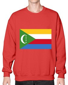 Comoros 612# - world flags- Sweatshirt - Crew