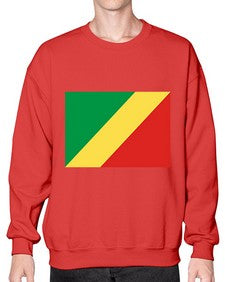 Congo Republic of the 614# - world flags- Sweatshirt - Crew