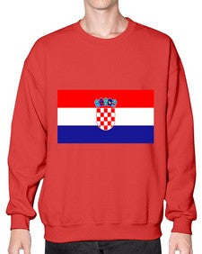 Croatia 633# - world flags- Sweatshirt - Crew