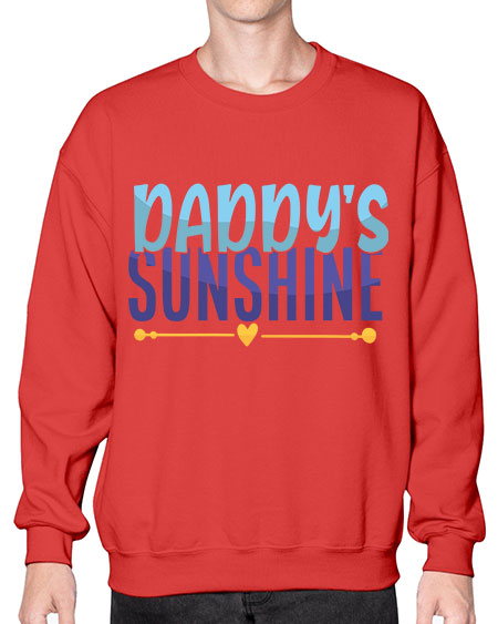 Daddys Sunshine Style 69# - baby- Sweatshirt - Crew