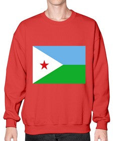 Djibouti 670# - world flags- Sweatshirt - Crew