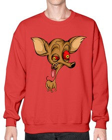 Dog 106# - cartoon animals- Sweatshirt - Crew