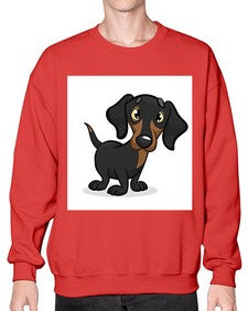 Dog 85# - cartoon animals- Sweatshirt - Crew